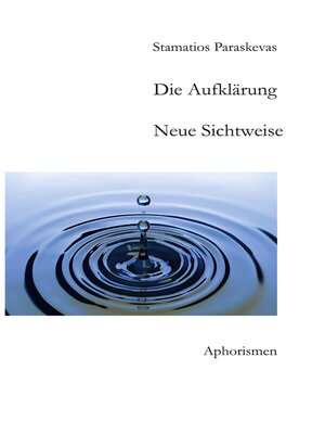 cover image of Die Aufklärung